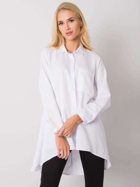 Biała koszula asymetryczna Gilliana
                             zdj. 
                            1