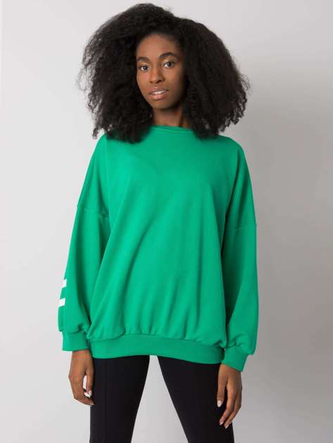 Zielona bluza z nadrukiem Brooke 
                             zdj. 
                            2
