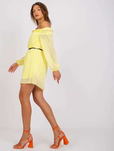 Żółta sukienka hiszpanka Ameline 
                             zdj. 
                            2