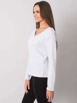 Biała damska bluzka z długim rękawem Libourne RUE PARIS
                                 zdj. 
                                3