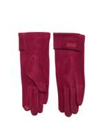 Bordowe rękawiczki ocieplane
                                 zdj. 
                                2