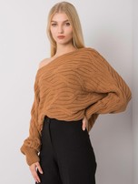 Camelowy sweter oversize Burlington
                                 zdj. 
                                4