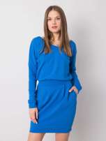 Ciemnoniebieska sukienka Kloe RUE PARIS
                                 zdj. 
                                2