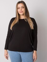 Czarna bluzka plus size Paloma
                                 zdj. 
                                2