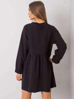 Czarna sukienka z długim rękawem Bellevue
                                 zdj. 
                                4