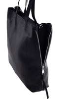 Czarna torba ze skóry ekologicznej
                                 zdj. 
                                5