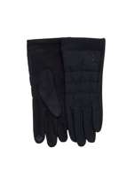 Czarne rękawiczki damskie do smartfonów 
                                 zdj. 
                                1