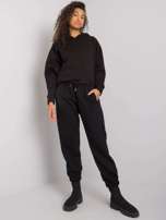Czarne spodnie dresowe bawełniane Esher RUE PARIS