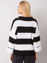 Czarno-biały sweter w paski Bree
                                 zdj. 
                                4