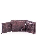 Czarno-brązowy skórzany portfel dla mężczyzny
                                 zdj. 
                                6