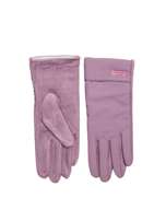 Fioletowe zimowe rękawiczki damskie 
                                 zdj. 
                                3