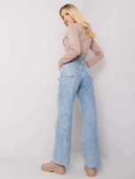 Jasnoniebieskie proste spodnie jeansowe Caroline RUE PARIS 
                                 zdj. 
                                2