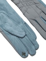 Jasnoszare damskie rękawiczki na zimę
                                 zdj. 
                                3