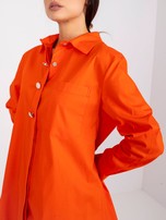 Pomarańczowa koszula z ozdobnymi guzikami Noelle
                                 zdj. 
                                6