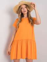 Pomarańczowa sukienka z falbaną Cammie
                                 zdj. 
                                1