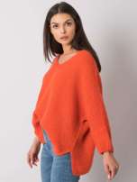 Pomarańczowy sweter oversize Camden OCH BELLA
                                 zdj. 
                                4