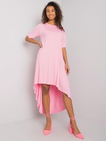 Różowa sukienka Casandra RUE PARIS
                                 zdj. 
                                3