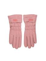 Różowe rękawiczki na zimę dotykowe 
                                 zdj. 
                                4