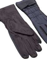 Szare rękawiczki na zimę dotykowe 
                                 zdj. 
                                3