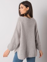 Szary sweter oversize Camden OCH BELLA
                                 zdj. 
                                4