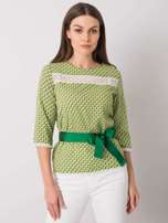 Zielona bluzka we wzory Ifrah