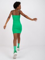 Zielona ołówkowa sukienka basic Sycylia
                                 zdj. 
                                7