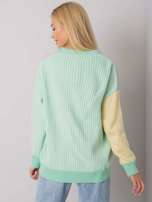 Zielony rozpinany sweter damski w paski Oklahoma RUE PARIS
                                 zdj. 
                                5