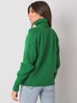 Zielony sweter damski z golfem Tiyarna RUE PARIS
                                 zdj. 
                                4