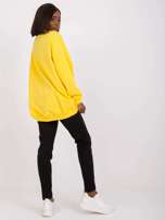 Żółta dresowa bluza bawełniana Twist
                                 zdj. 
                                3