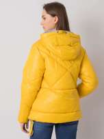 Żółta pikowana kurtka zimowa Coimbra SUBLEVEL
                                 zdj. 
                                3