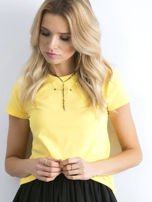 Żółty t-shirt Peachy