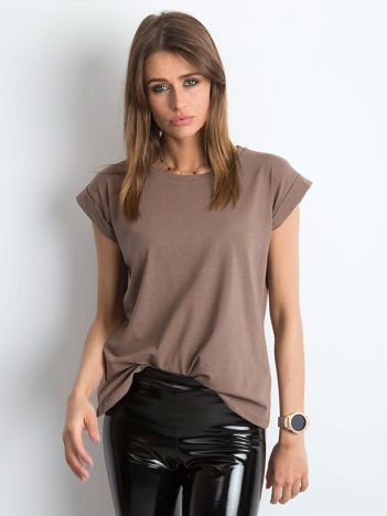 Kawowy t-shirt Revolution