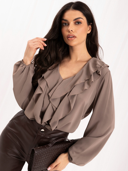 Fango elegantná blúzka s volánom RUE PARIS.