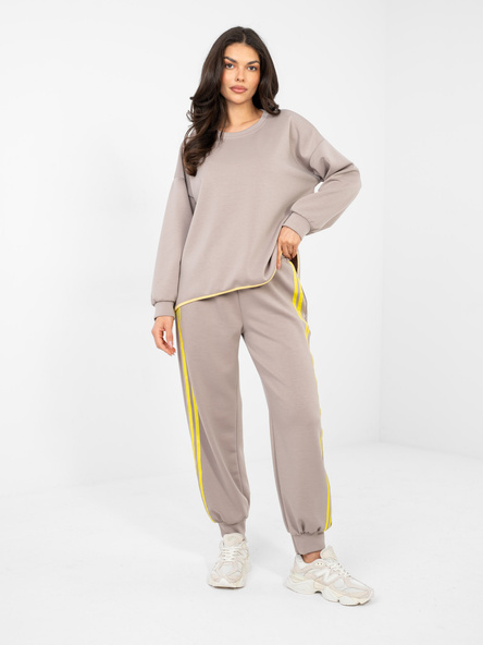Fango casualowy komplet z miękkiego materiału RUE PARIS 